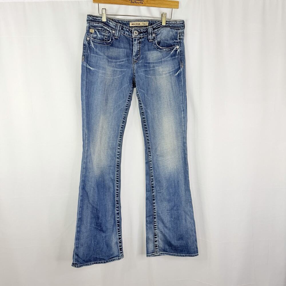 Big Star Casey K Low Rise Fit Distressed Jeans Women’s Size 30L